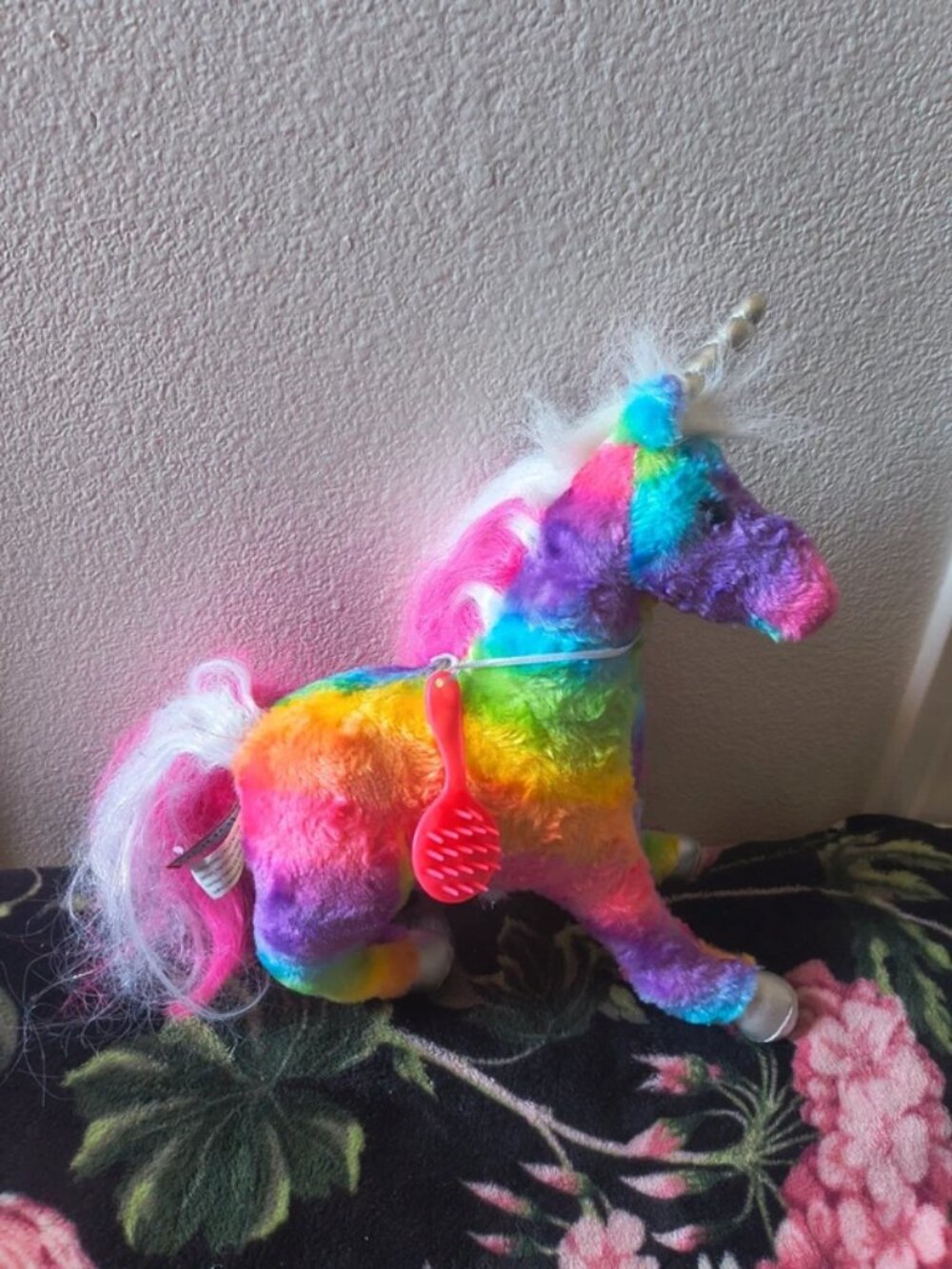 Douglas Cuddle Toy Joy the Rainbow Unicorn Plush Stuffed Animal Toy #770 13"